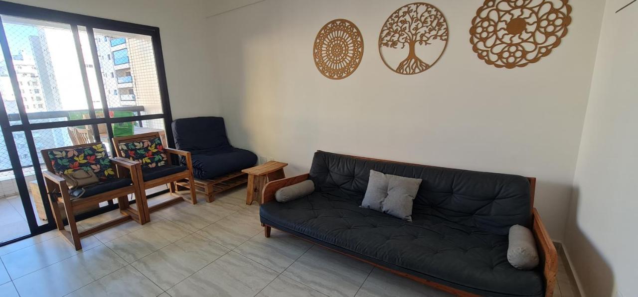 Apto Aconchegante: Beachfront Comfort with BBQ & Daily Cleaning Guaruja Exterior photo